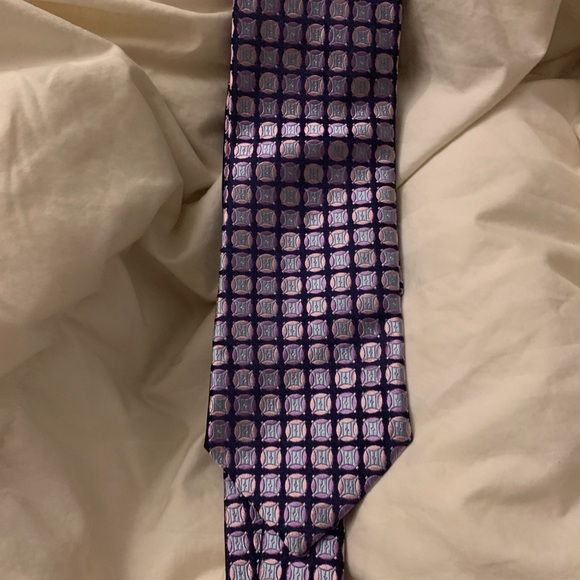 Ted Baker Mens Tie Lightly Used Pink Stylish - Picture 1 of 3